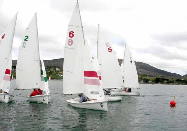 The School's team racing event was scheduled to compete in Schull's own TR3.6 fleet