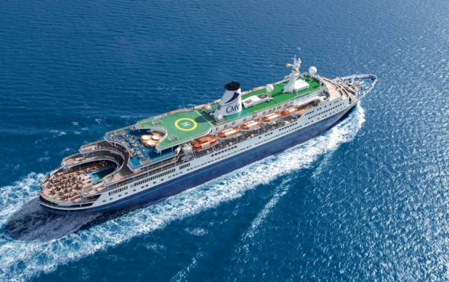 Cruise & Maritime Voyages Marco Polo, a former transatlantic liner that has a loyal following among cruise-goers