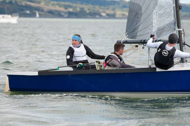 Annalise Murphy and Seafra Guilfoyle are one of six combinations through to the All Ireland finals tomorrow in Cork Harbour. Scroll down for Photo Gallery