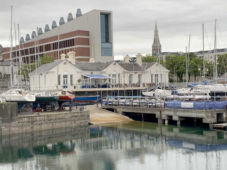 The National Yacht Club on Dun Laoghaire's East Pier