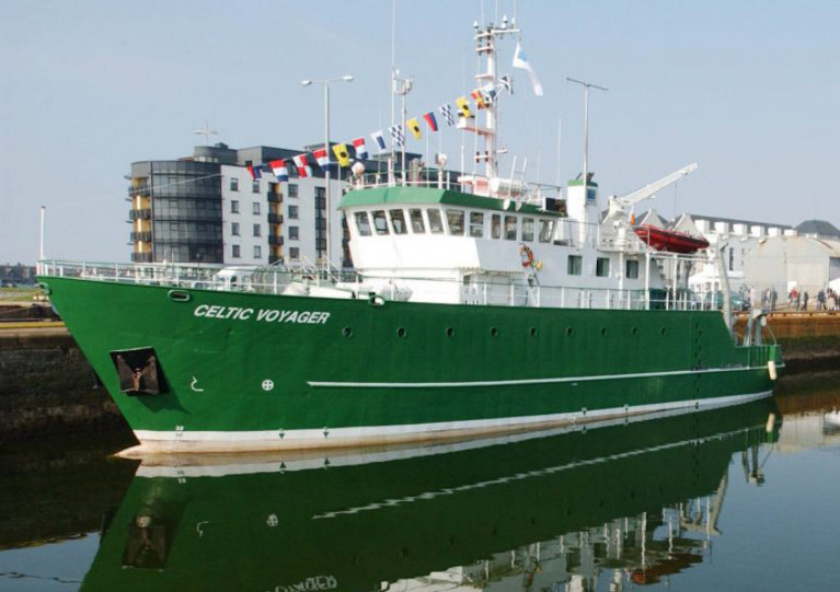 File image of the RV Celtic Voyager, which will cary out the SeaMonitor survey from 27 February