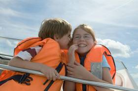 Children are especially vulnerable on or near the water - be sure they’re wearing a lifejacket on board