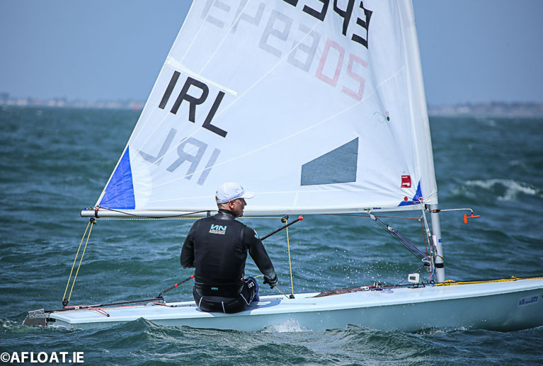 Sean Craig was the winner of the second Laser Radial race