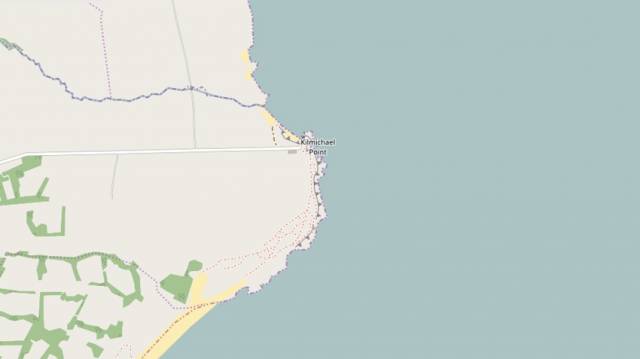 The missing man went overboard some 6km east of Kilmichael Point