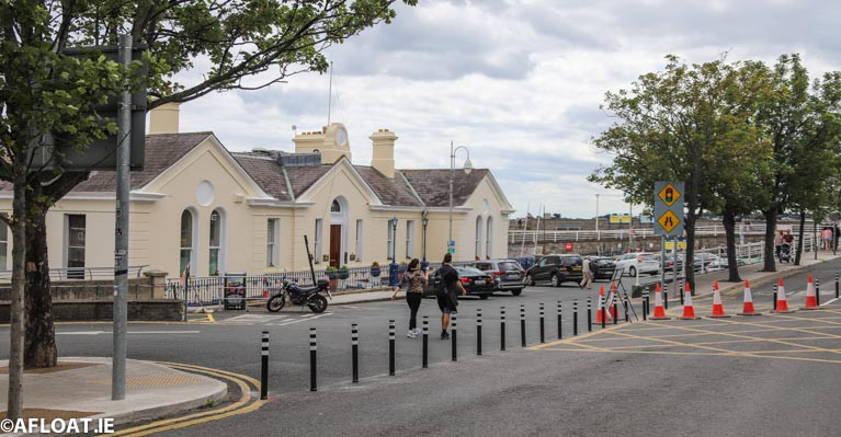 A new traffic system at Dun Laoghaire cuts off the primary access route to the base of the East Pier where the National Yacht Club (pictured) and Dun Laoghaire RNLI lifeboat are located