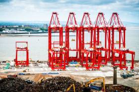 The UK&#039;s new Transport Minister recently visited Peel Port&#039;s new £400m Liverpool2 terminal. The giant rail-mounted container gantry cranes arrived in May by ship from China 