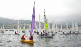 43 boats and over 70 youth sailors enjoyed four races at last year’s Junior Regatta in Bray