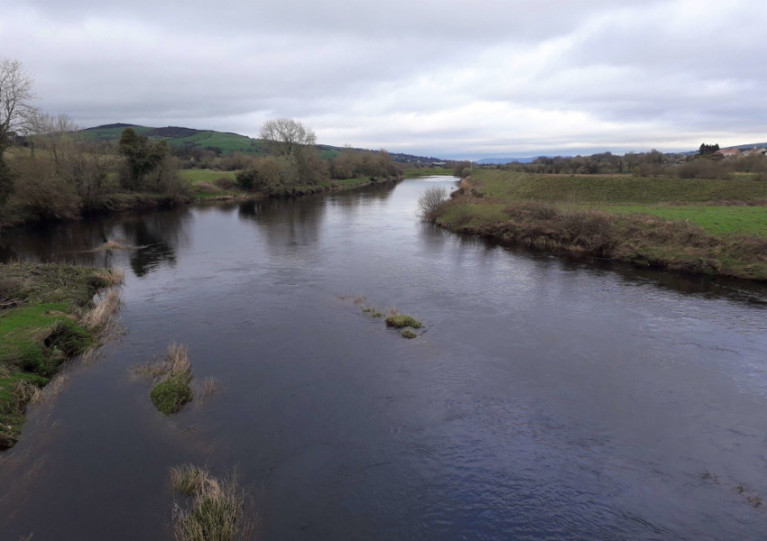 The River Finn flows from Lough Finn Co Donegal to the River Mourne in Co Tyrone