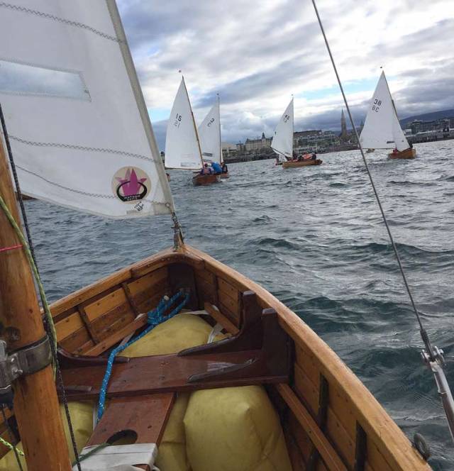 A fine 28-boat fleet competed in the second race of the Water Wag season in Dun Laoghaire