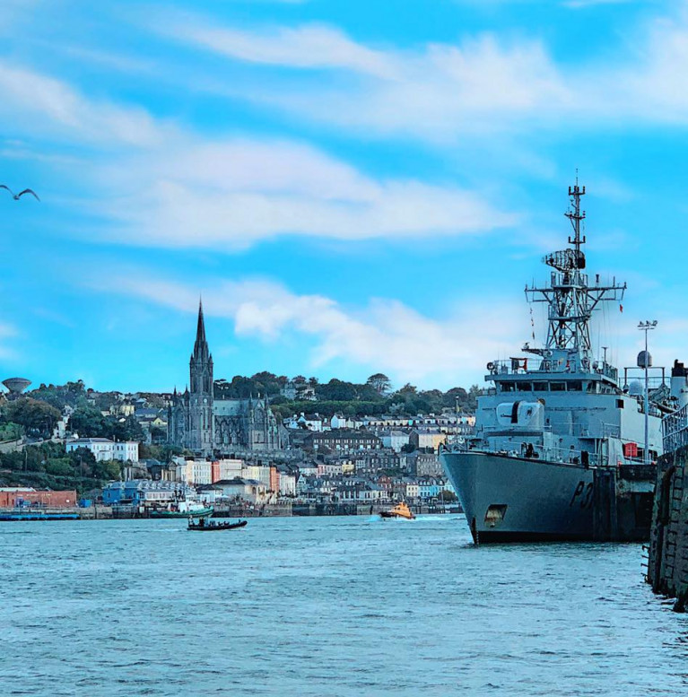 The burglar stole &quot;a bunch of utter crap&quot; and dumped it nearby. Above, AFLOAT adds the LE Eithne when berthed at the Oil Wharf of the Naval Service Base on Haulbowline, Cork Harbour. The Helicopter Patrol Vessel (HPV) as Afloat previously reported, has been tied-up since 2019 (at the base&#039;s nearby basin) which accommodates the fleet which is facing from a shortage of crew.  