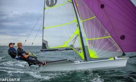 North-South duo Ryan Seaton and Seafra Guilfoyle are one of two Irish teams heading to New Zealand in November for the 49er World Championships