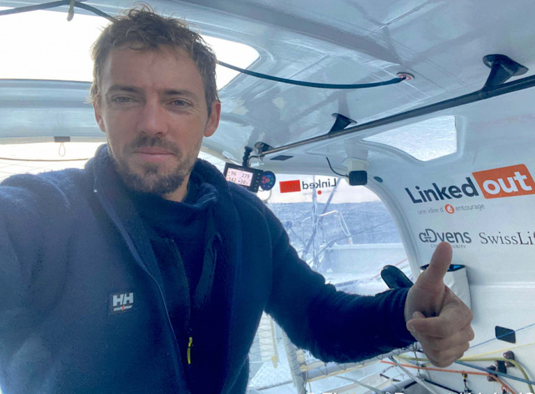 Thomas Ruyant on LinkedOut lies fourth overall, just 79.03 nm from the leader