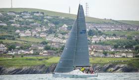  Into the first night of the Volvo Round Ireland Race 2016, and Eric de Turckheim’s Teasing Machine continues to be towards the top of the corrected time reckonings, leading IRC overall at 2350hrs Saturday