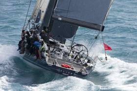 Let’s hear it for Tasmania! The Hobart-registered Reichel Pugh 66 Alive (Philip Turner) has just recorded line honours and a new record in the Rolex RORC China Sea Race