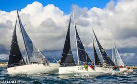 19 ISORA boats from the entry list of 20 came to the start line in Dun Laoghaire