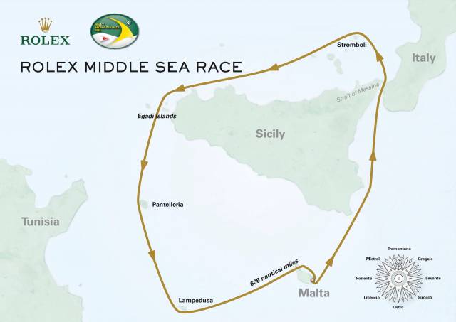 Middle Sea Race Course