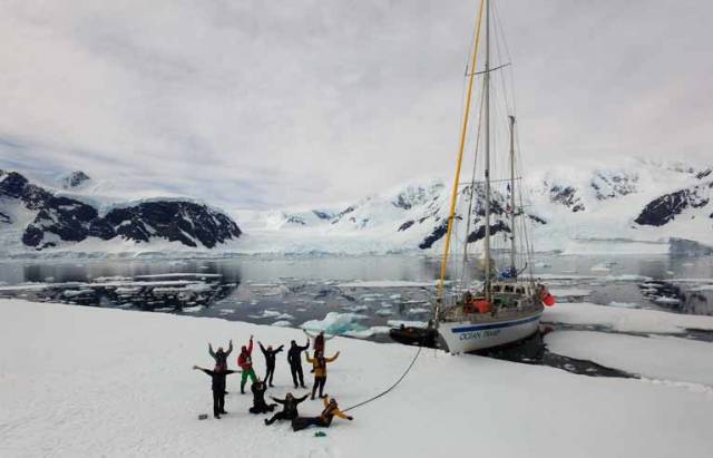 Team South are leading a series of expeditions in Antarctica this winter in SV Ocean Tramp