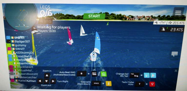 The new online scene for the National 18 fleet in Cork Harbour
