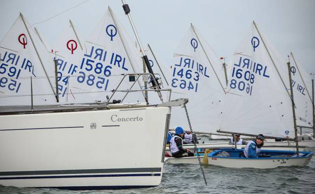 In a fine turnout of 126–boats, there was 55 Optimists in the main fleet, 50 in the junior fleet and 21 in the Regatta fleet for the Malahide–based Ulster Championships