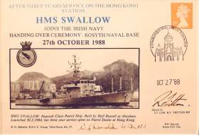 This day last week, 27 October, marked the 30th anniversary (1988) at Rosyth Naval Base, Scotland where a pair of UK Royal Navy &#039;Peacock&#039; class vessels that were based in Hong Kong, were handed over to the Irish Naval Service, where they continue to serve proudly and with distinction as LÉ Orla (P41) and LÉ Ciara (P42). However they are among the oldest in the fleet.