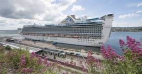 The cruise ship Caribbean Princess berthed in Cobh, Cork Harbour, which AFLOAT adds is of the Italian built &#039;Grand&#039; class first introduced in 1988. As the Echolive reports, there is growing concern worldwide about the impact large cruise ships have on the environment. 