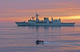 HMCS Fredericton joins NATO Operation Reassurance (with en route call to Dublin next week) as part of measures of security and stability in central and eastern Europe