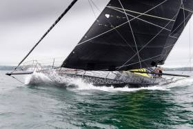 The striking IMOCA 60 Hugo Boss will be sailing across Dublin Bay today and tomorrow with Alex Thomson and Irish Vendee Globe entrant Nicholas O&#039;Leary onboard