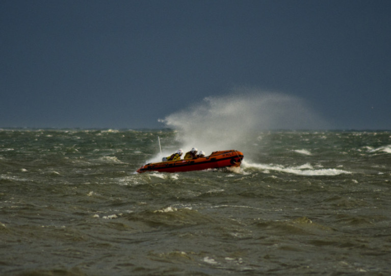 Aberdeen’s inshore lifeboat Buoy Woody searches off Aberdeen Beach