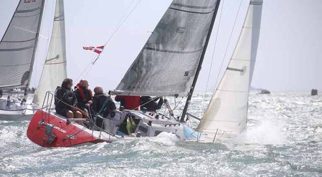 Alan	Morrison's Starflash from Ballyholme YC and Royal Ulster YC is one of many Irish Sea visitors heading for Dun Laoghaire in July. See entry list below