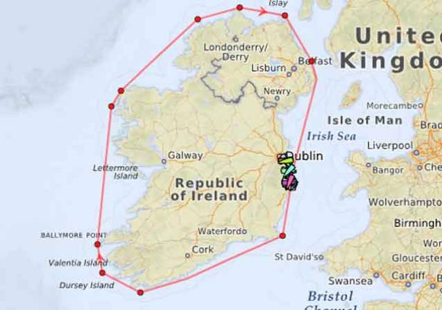 Round Ireland Yacht Race Tracker 2022 Here!
