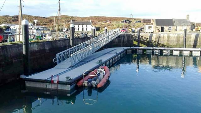 The much anticipated Cape Clear pontoon is now in place