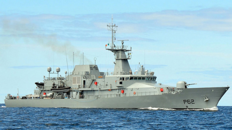 First Navy Service 'P60' Class Vessel to Visit Limerick, Docks this Evening in Advance of Riverfest Limerick's Ship Tours