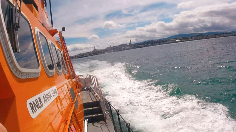 Dun Laoghaire RNLI’s all-weather lifeboat Anna Livia
