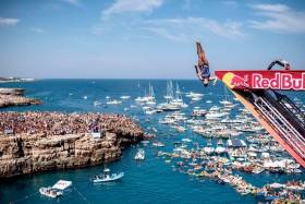Red Bull’s cliff divers are also returning to Polignano a Mare in Italy this year