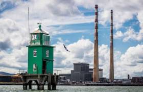 Diving at the iconic Northbank Lighthouse in Dublin Bay on 2 May to celebrate the return of the Red Bull Cliff Diving World Series to Ireland