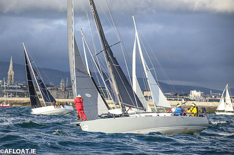 An ISORA Race start off Dun Laoghaire Harbour in 2019