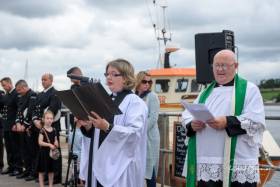 Sea Sunday at Crosshaven - Rev. Isobel Jackson of Holy Trinity Church Crosshaven and the Very Rev. Patrick Stevenson PP of St. Brigid’s Church Crosshaven