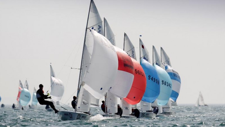 RYA Youth competition in the 420 dinghy