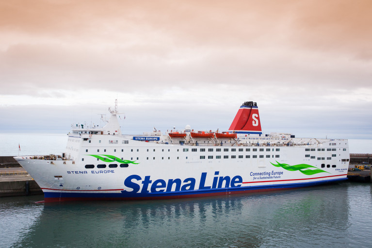 Increased sailings by Stena Europe on the St. Georges Channel route of Fishguard-Rosslare  