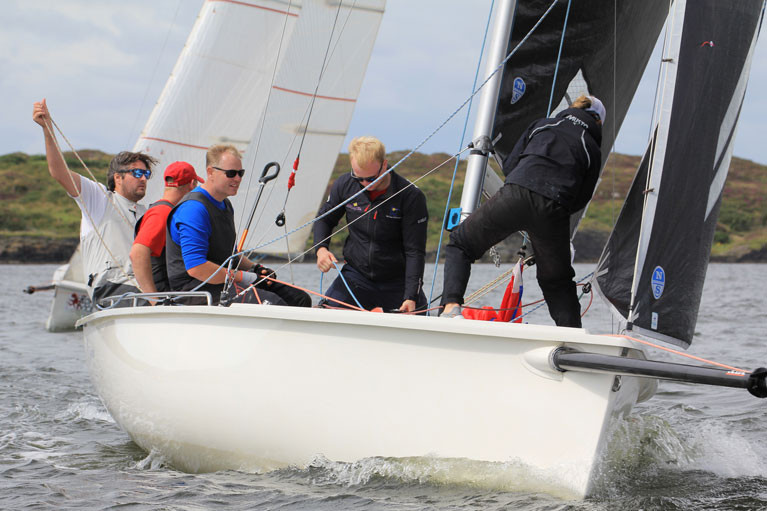 Winner Robert O&#039;Leary was flying a North 3Di mainsail and large jib