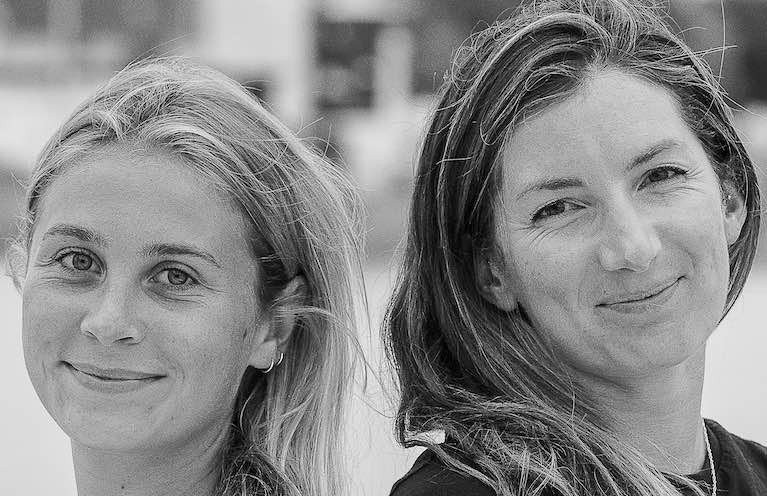 Catherine Hunt (left) and Pamela Lee are World Record holders for speed sailing round Ireland