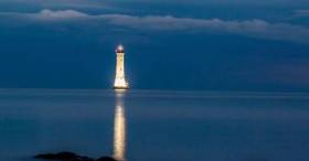 Rising to 34-metres above sea-level stands the Haulbowline Lighthouse, Carlingford Lough, which will remain lit up throughout August to remember all those who have lost their lives in the lough.