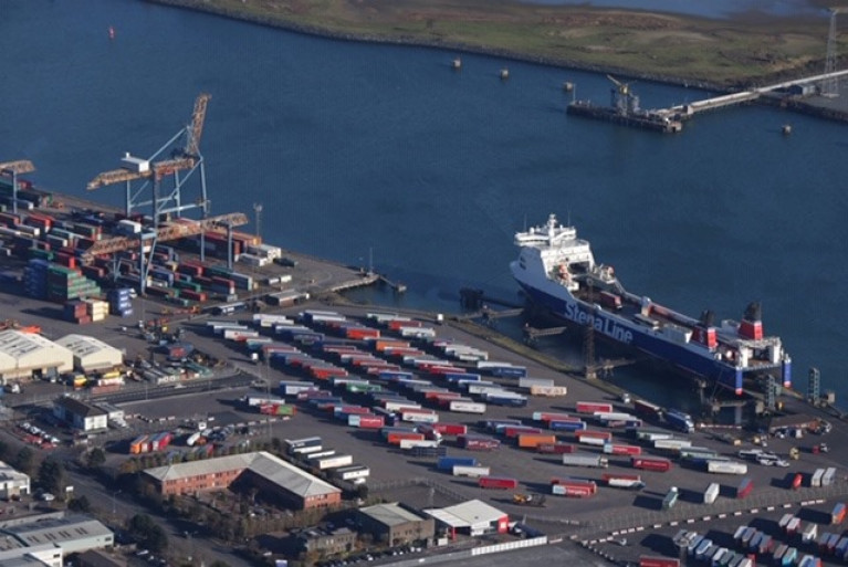 Hauliers say a &#039;substantial&#039; customs agent shortage in the UK needs to be urgently addressed. Above AFLOAT adds is a Stena ro-ro freight ferry berthed at Belfast Harbour&#039;s VT2 terminal.