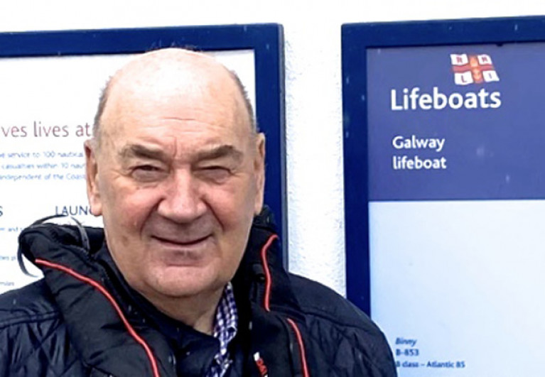  John Killeen, the newly-elected Chairman of Irish Lifeboats, at his home station on the morning of Wednesday July 1st 2020