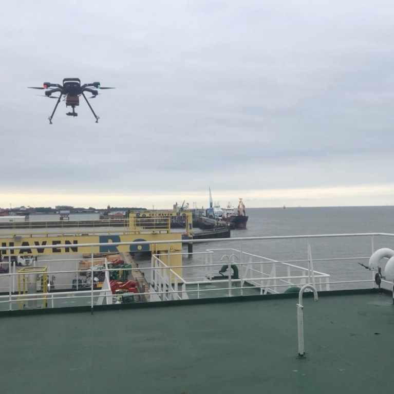 Drone-Docking: World first as ferry and logistics operator, DFDS introduce a drone support system as part of equipment on commercial ships. The drone will support captains onboard when docking and sailing in narrow waters. DFDS founded in 1866, provides ferry transport and logistics services in Europe (incl. Rosslare-Dunkirk) and also Turkey. 