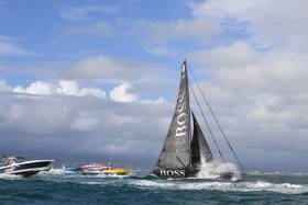  Thomson crossed the finish line at Pointe-à-Pitre in Guadeloupe at 08:10:58 local time (13:10:58CET) after 11 days, 23 hours 10 minutes and 58 seconds at sea