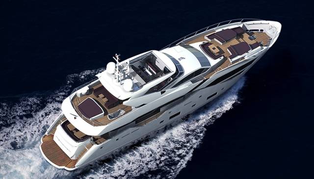 Sunseeker's 116 yacht is a new model for the boat show season