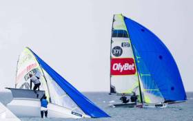 Four of five of Ireland&#039;s 49er campaigns are in action in Palma