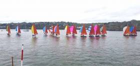 A big fleet of Squibs for last year&#039;s KYC Frostbite Series