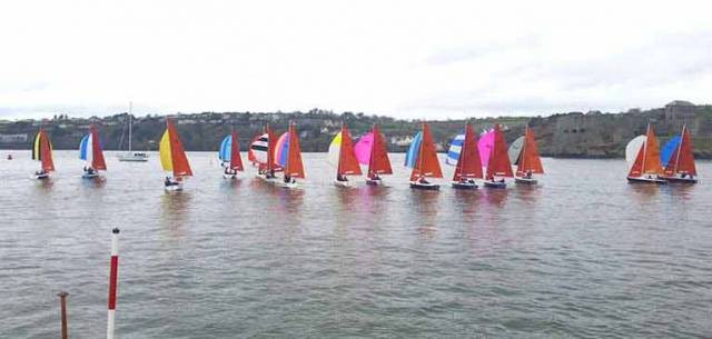 A big fleet of Squibs for last year's KYC Frostbite Series